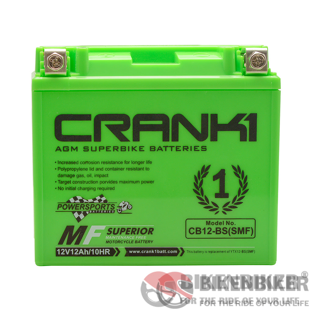 Crank1 CB12 BS SMF Battery Bikenbiker