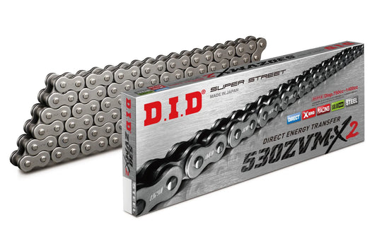 Chain 530 Pitch x 114 links (ZVMX2) For Ducati MultiStrada Enduro (2016-2019) - DID Chains - 530ZVMX-2-114ZB