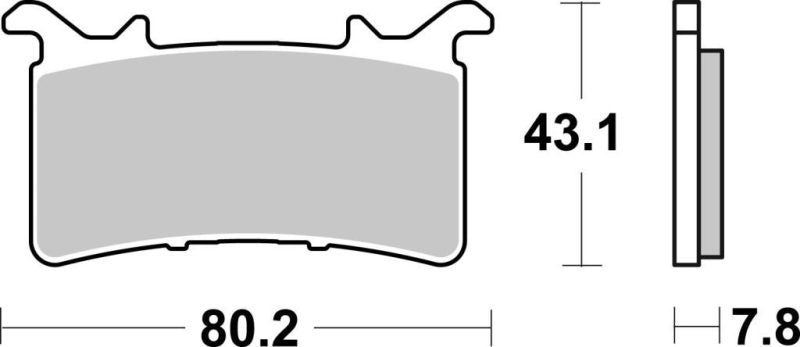 Front Brake Pads Race spec - Brembo - 07GR99RC