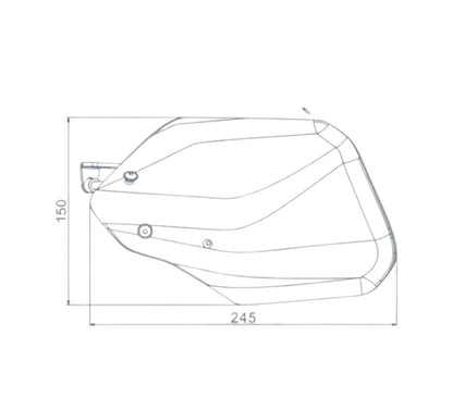 BMW G310 Protection - Hand Guard Set - Wunderlich