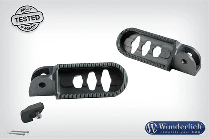 Ergonomics - Footpegs (25mm Lowered) For BMW F900GS 2024 Onwards - Wunderlich - 25910-201