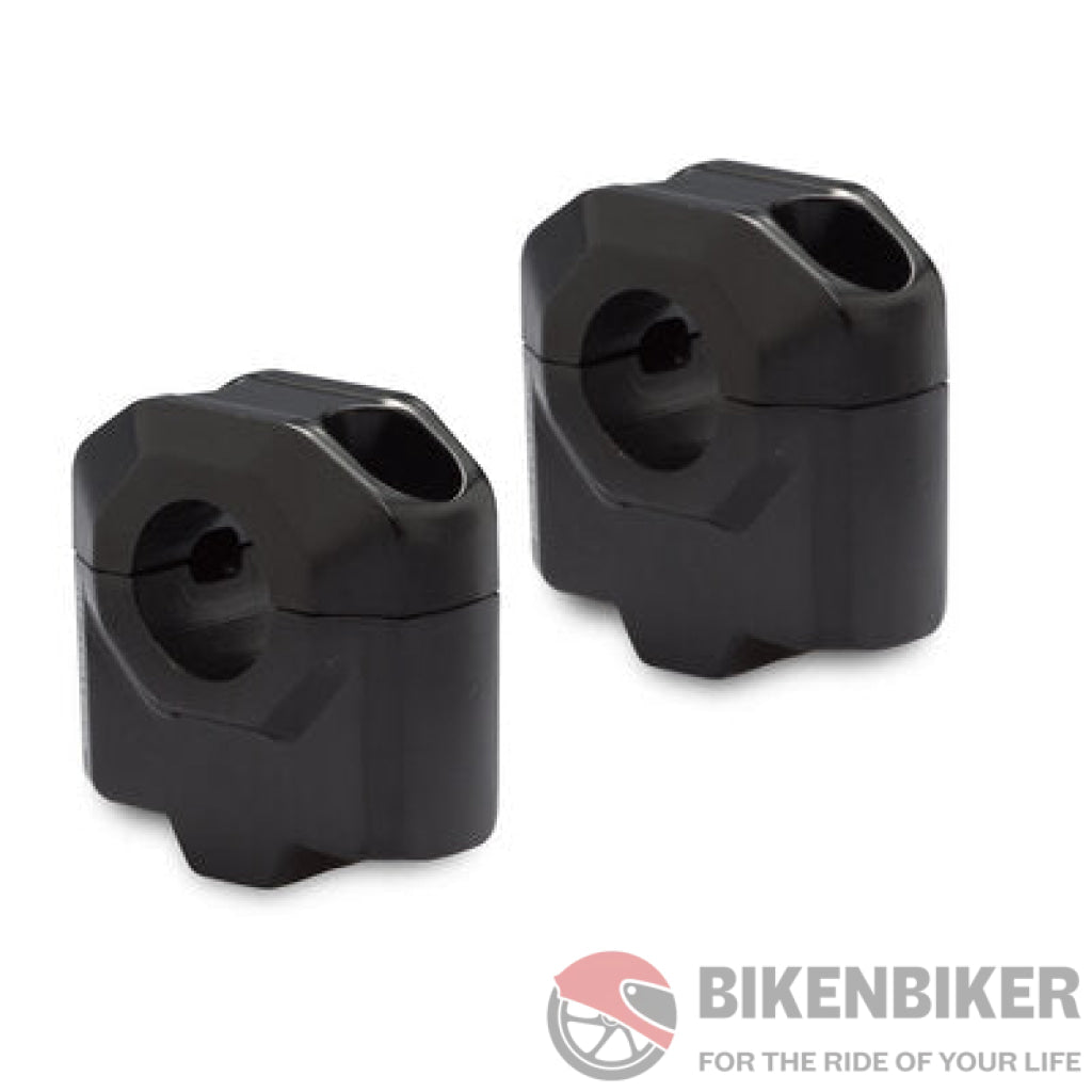 30Mm Risers For 22Mm Handlebars - Sw-Motech Black Handlebar