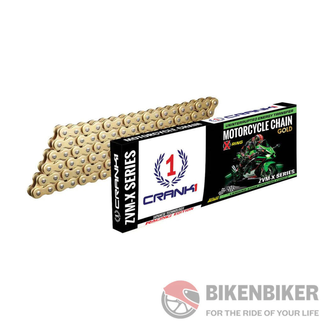 530 Pitch 120 Links Zvm-X Gold Chain - Crank1