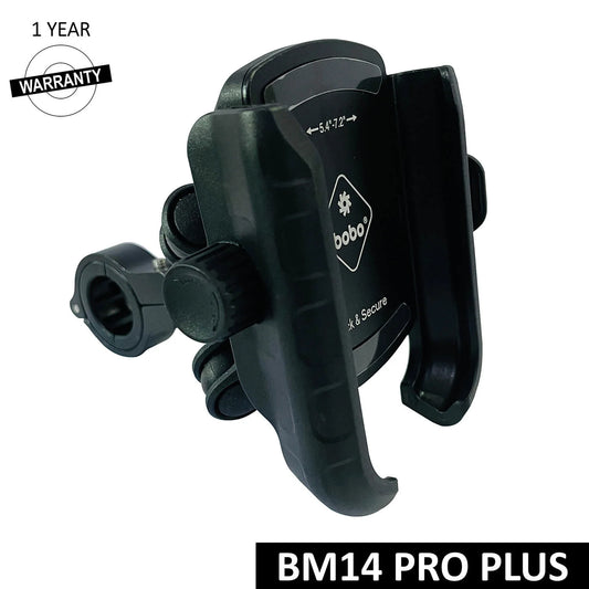 PRO PLUS Quick Release with PRO PLUS Vibration Damper Enhanced BM4 PRO PLUS Bike / Cycle Phone Holder Motorcycle Mobile Mount - Bobo - BB-BM-014-021001-1