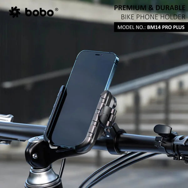 PRO PLUS Quick Release with PRO PLUS Vibration Damper Enhanced BM4 PRO PLUS Bike / Cycle Phone Holder Motorcycle Mobile Mount - Bobo - BB-BM-014-021001-1