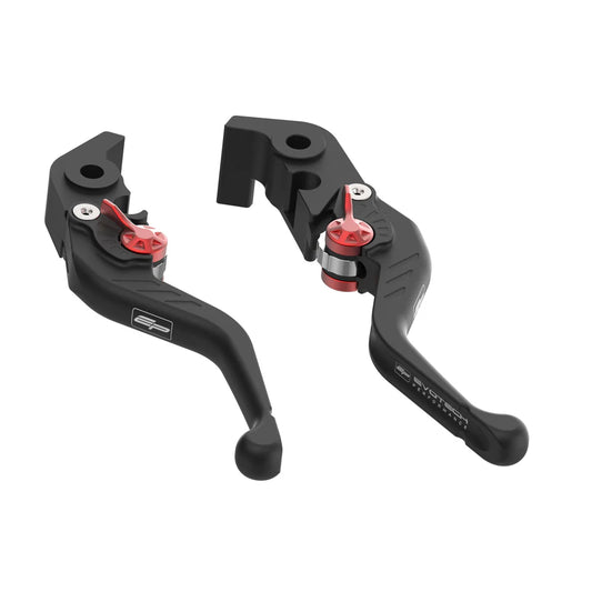 Evo Short Clutch and Brake Lever Set For Ducati 2023+- Evotech Performance-PRN002407-033735