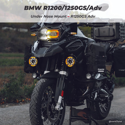 Under Nose Light Mount - BMW R1250 Range - Lone Rider