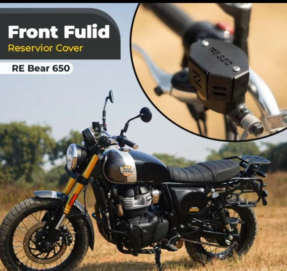 Front Fluid Reservior Cover (Aluminum) For Royal Enfield Bear 650 (Coming soon)-Zana-ZI-8403REB