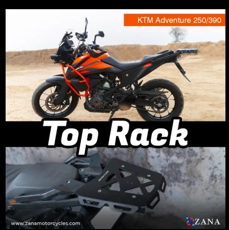 Top Rack with Aluminium Plate For KTM ADV 250/ 390/ 390 X-Zana-ZI-8454