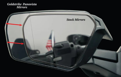 PANOVISTA™ Extended Convex Mirrors with Sequential Turn Signals - Honda Goldwing - Goldstrike