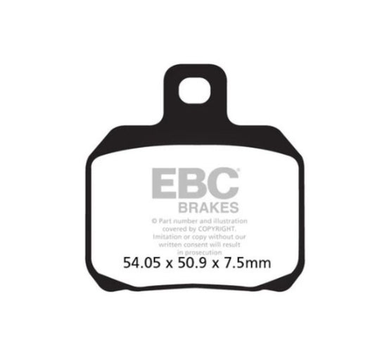 FA266HH Fully Sintered Brake Pads - EBC Brakes