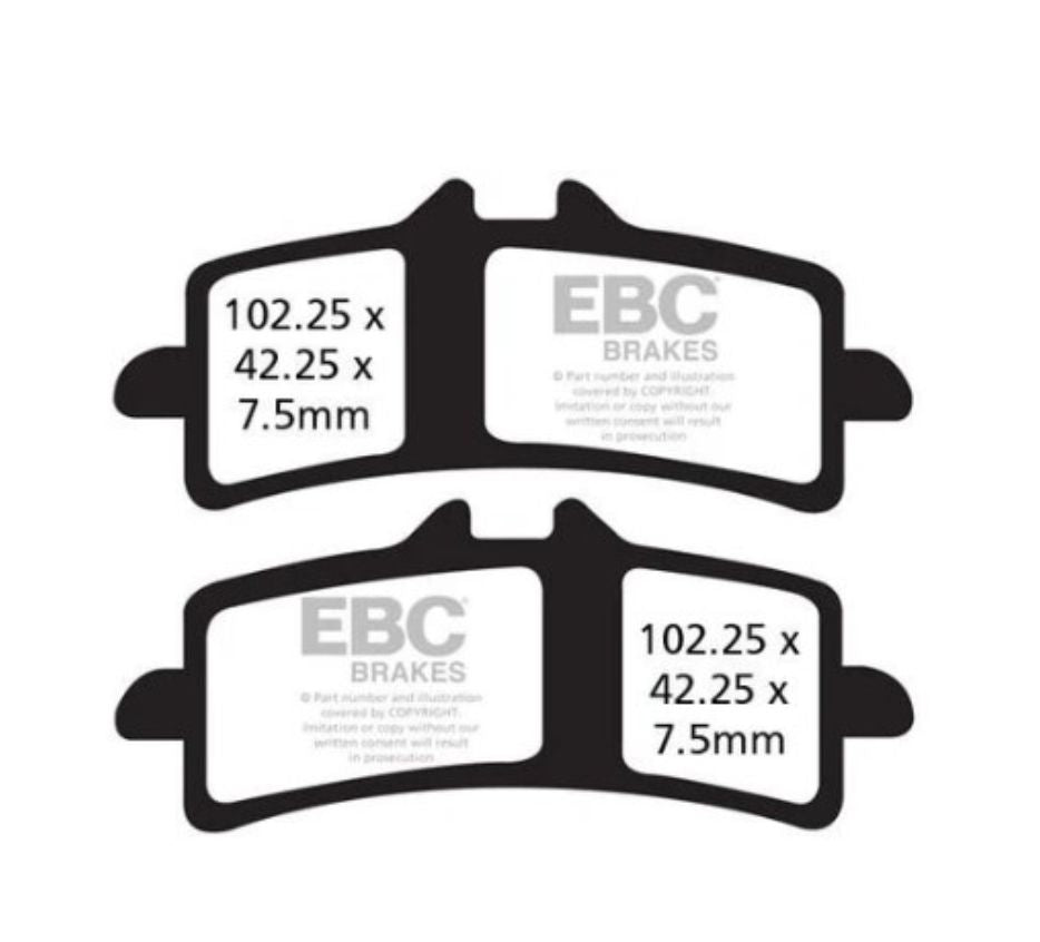 FA447HH Fully Sintered Brake Pads - EBC Brakes