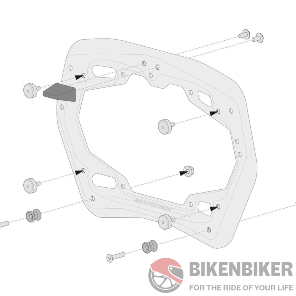 Aero Adapter Kit - Pro Side Carriers Sw-Motech Case