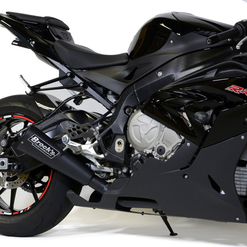 Alien Head 2 Full System Black 14’’ Muffler S1000Rr (15 - 19) And S1000R (17 - 20) - Brock’s