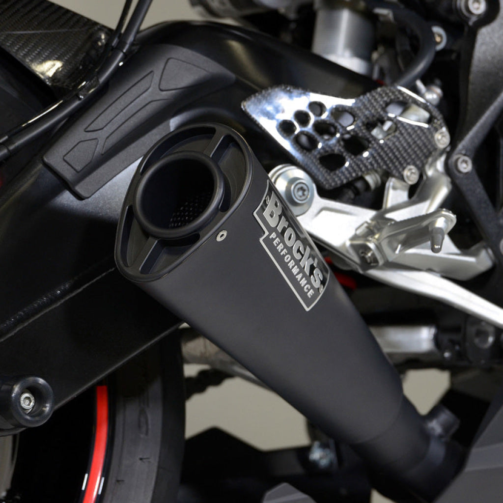 Alien Head 2 Full System Black 14’’ Muffler S1000Rr (15 - 19) And S1000R (17 - 20) - Brock’s