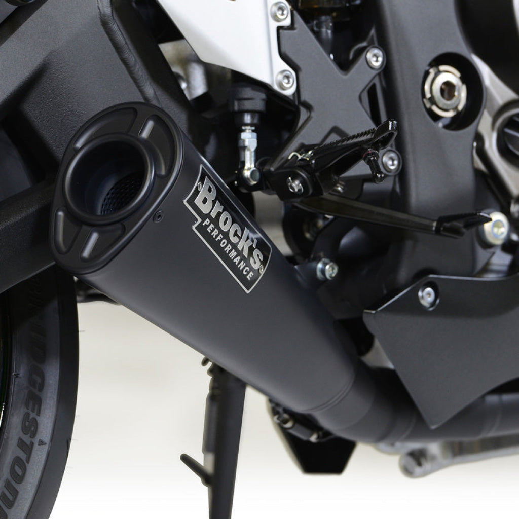 Alien Head 2 Full System Black 14’ Muffler Zx - 10R (16 - 20) - Brock’s Performance Exhaust