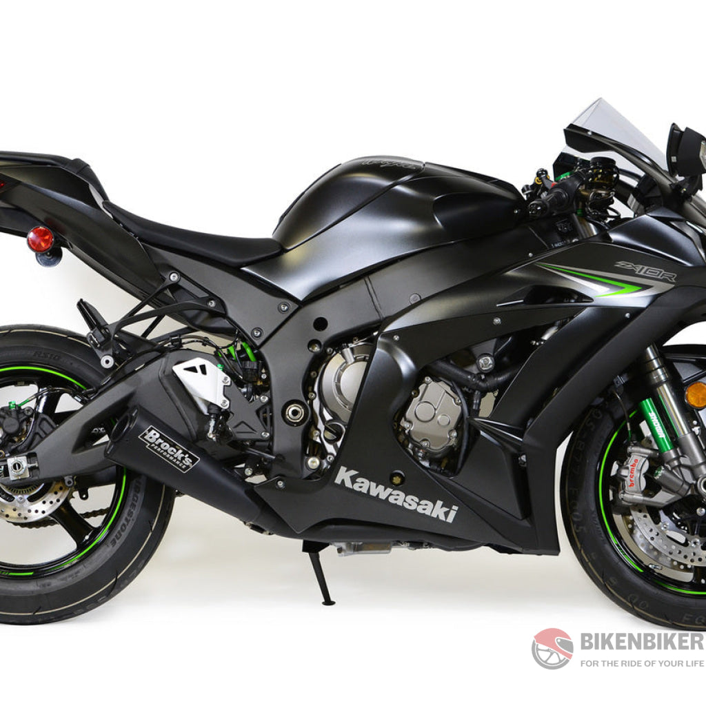 Alien Head 2 Full System Black 14’ Muffler Zx - 10R (16 - 20) - Brock’s Performance Exhaust