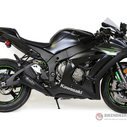 Alien Head 2 Full System Black 14’ Muffler Zx - 10R (16 - 20) - Brock’s Performance Exhaust