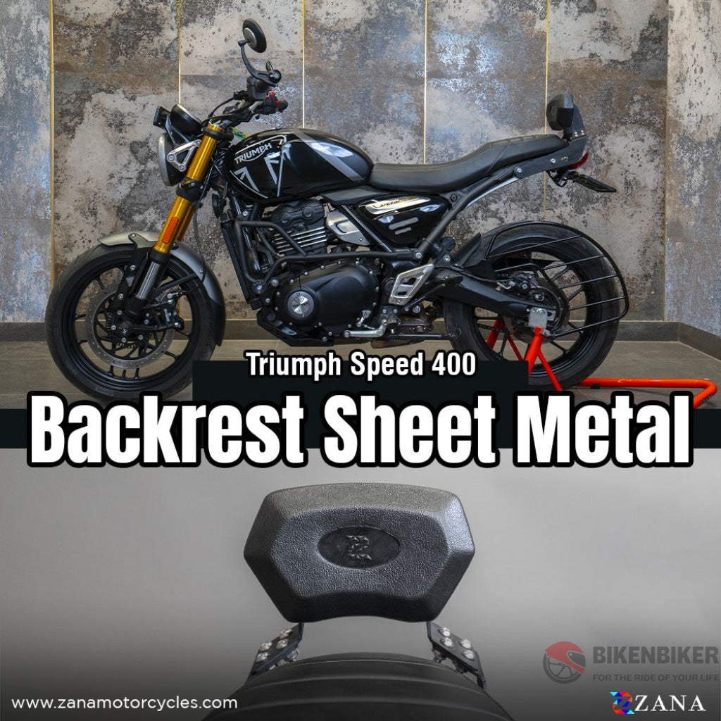 Back Rest Sheet Metal For Triumph Speed 400/Scrambler 400 X