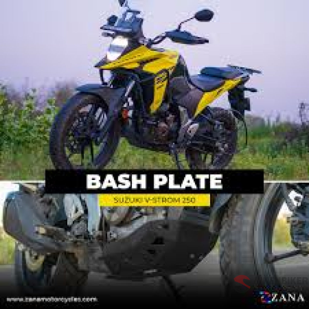 Bash Plate Black Ms For V-Strom 250 - Zana