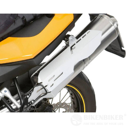 Bmw F800Gs Protection - Exhaust Heat Shield Wunderlich Silver