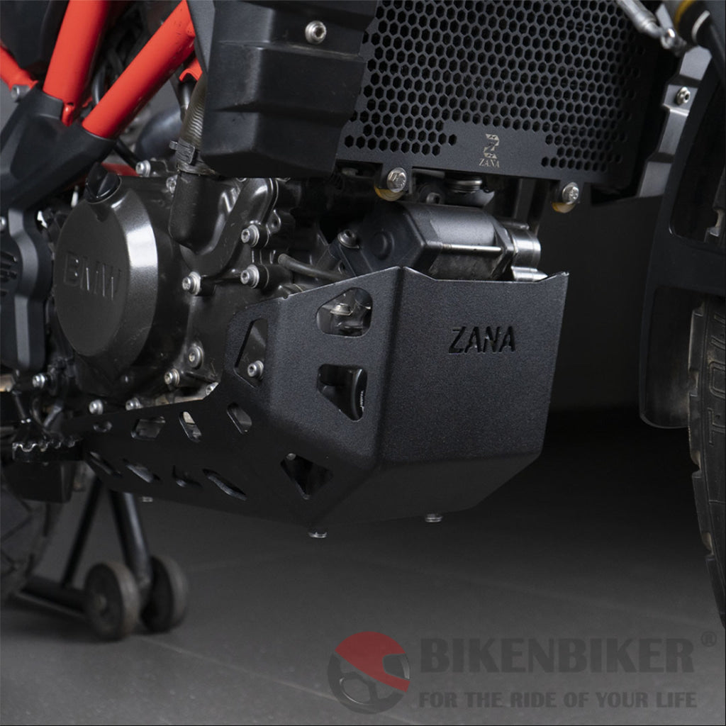 Bmw G310 Gs Aluminium Heavy Duty Sump Guard - Zana Black Protection