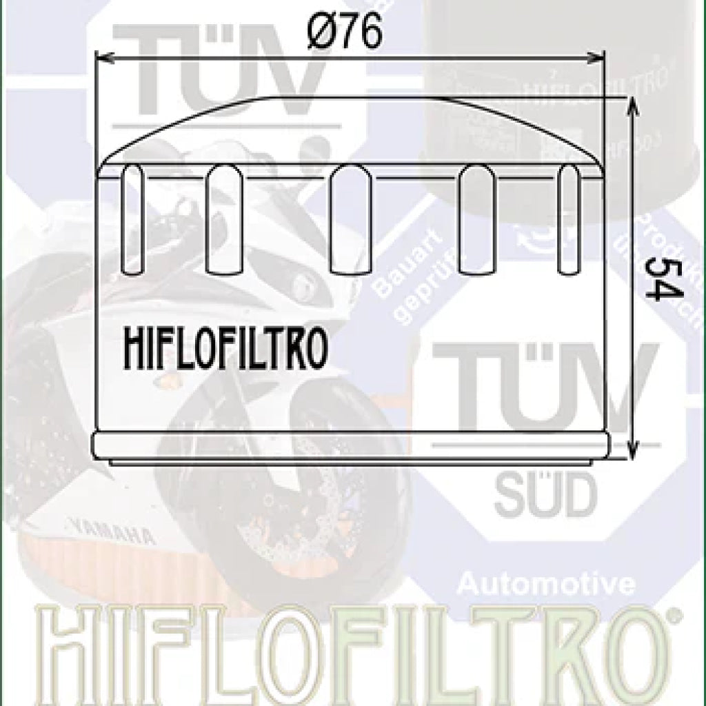 BMW R18/R9/K1600B/GT/GTL Oil Filter Hi Flo Bikenbiker