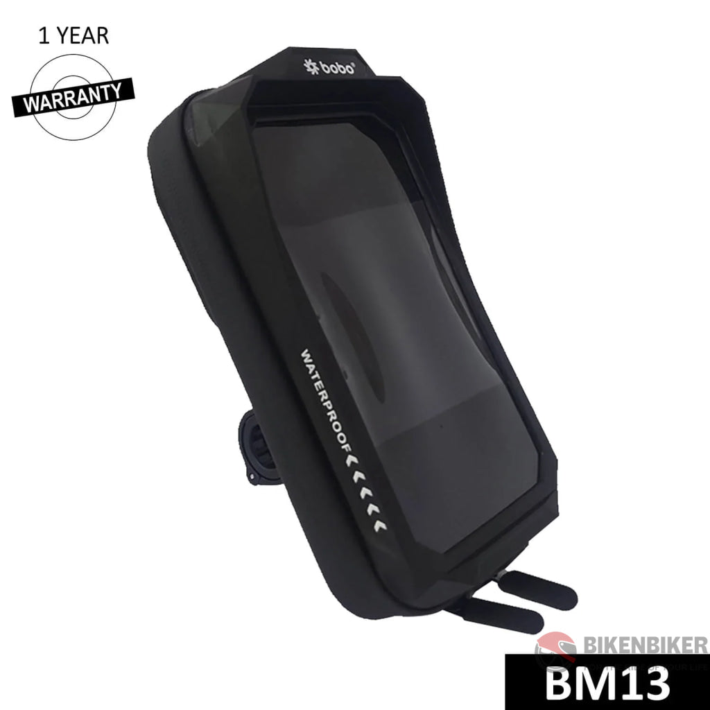 Bobo Bm13 Waterproof Zip Box Bike / Cycle Phone Holder Motorcycle Mobile Mount