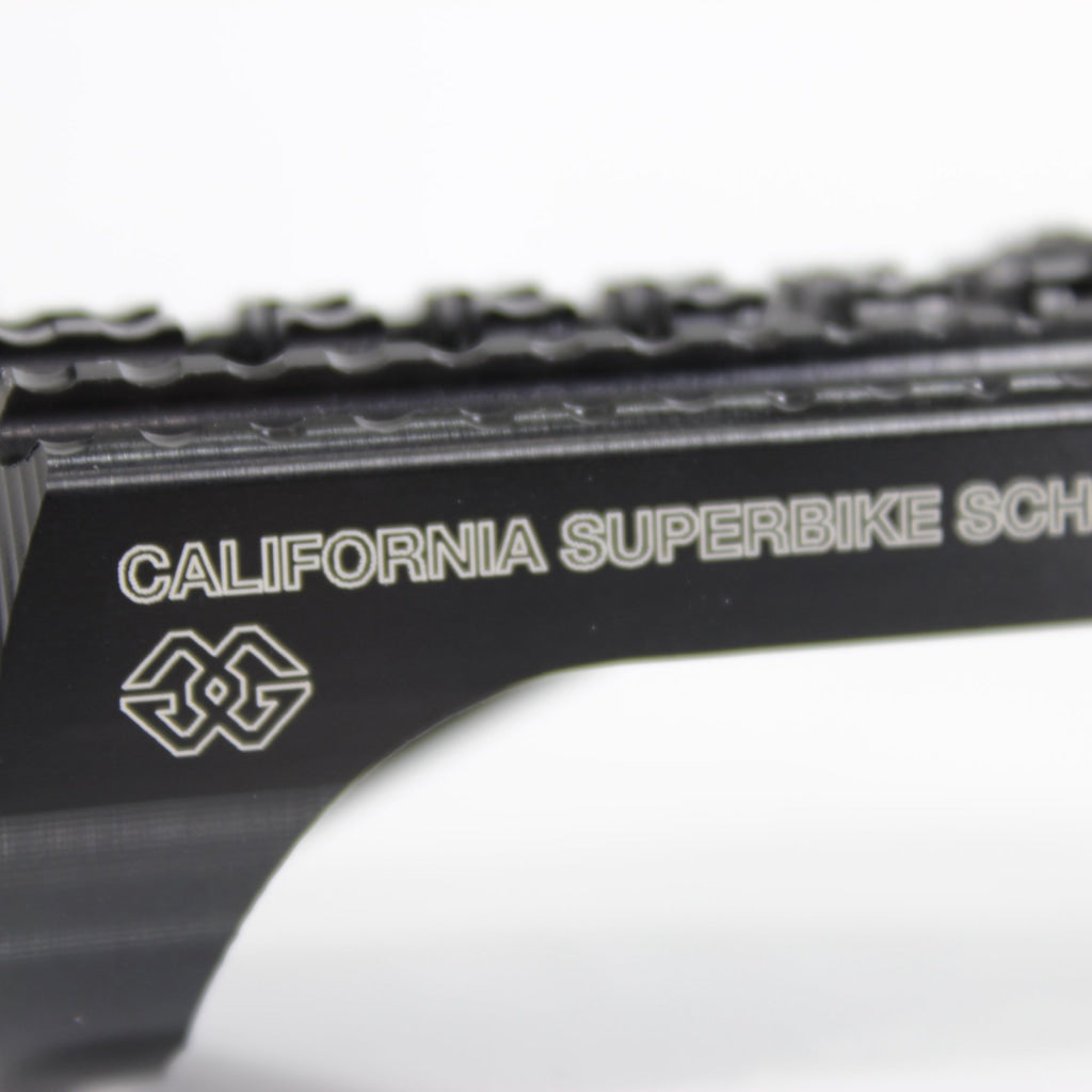 California Footpeg Set - Rider Gilles Tooling Footpegs