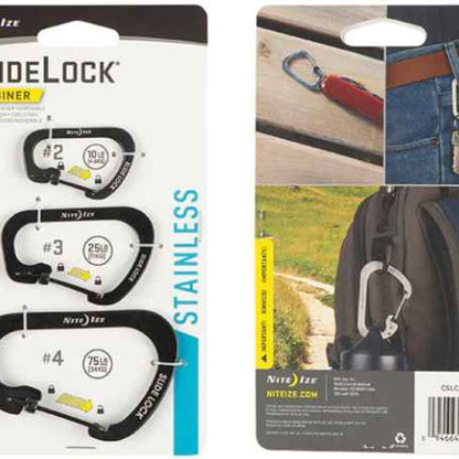 Carabiner Slide Lock - Stainless Steel Nite Ize Tools