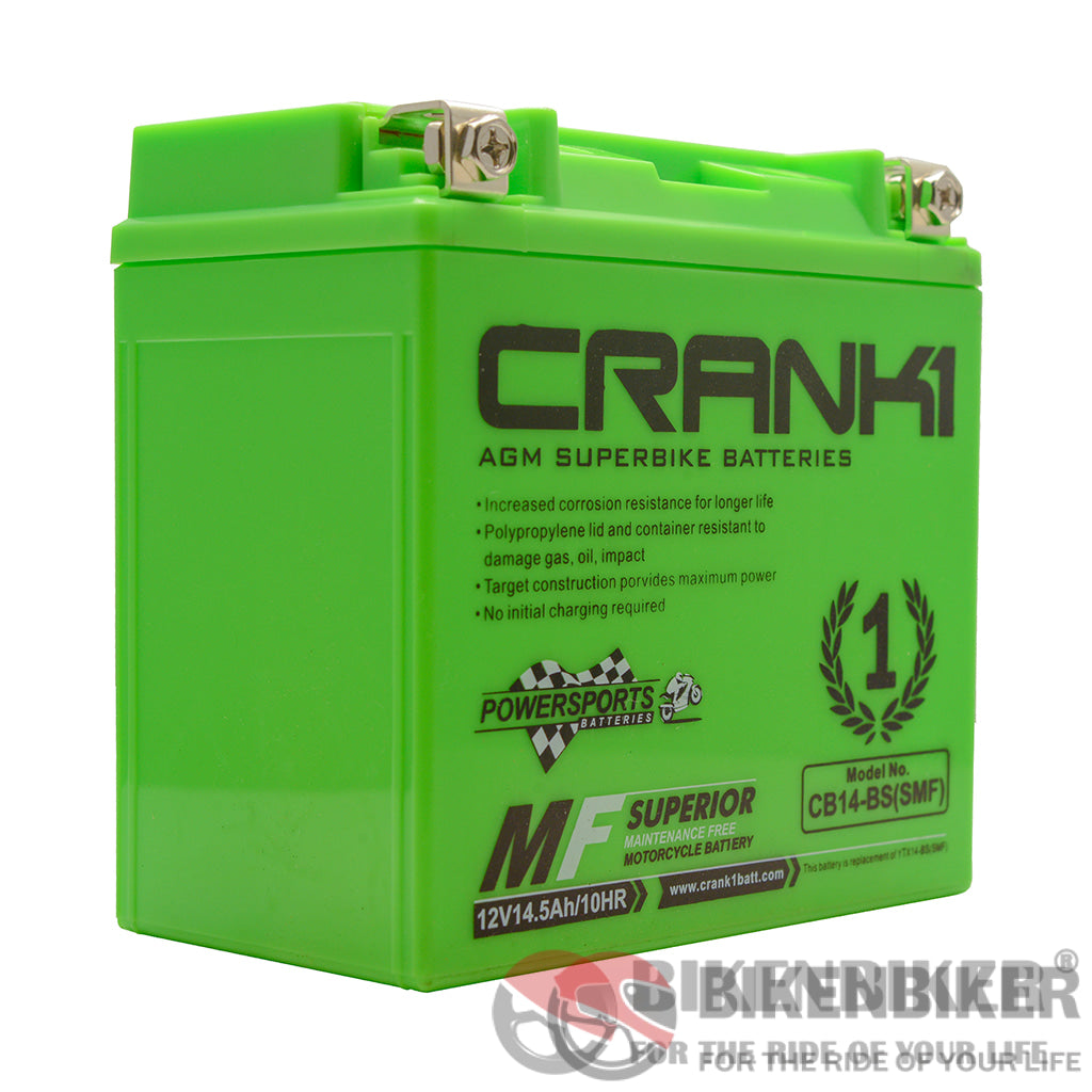 Crank1 CB14 BS SMF Battery Bikenbiker