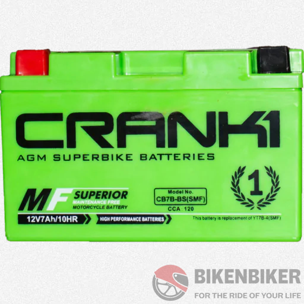 Crank1 Cb7B-Bs(Smf) Battery