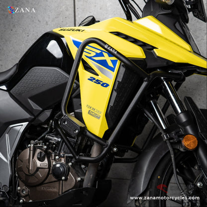 Crash Guard With Slider Puck Black For V-Strom 250 Bar