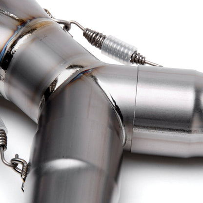 Ct Dual Full System W/ 16’’ Quietkore Muffler Hayabusa (08 - 20) - Brock’s Performance Exhaust