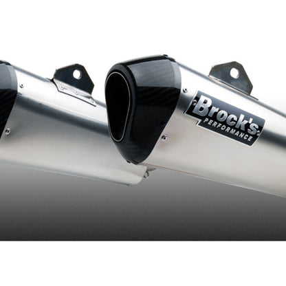 Ct Dual Full System W/ 16’’ Quietkore Muffler Hayabusa (08 - 20) - Brock’s Performance Exhaust