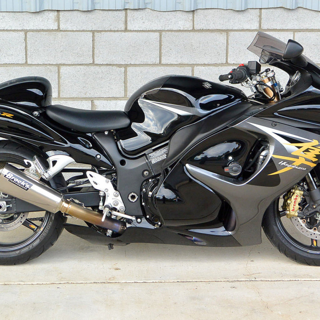 Ct Single Full System W/ 16’ Quietkore Muffler Hayabusa (08 - 20) - Brock’s Performance Exhaust