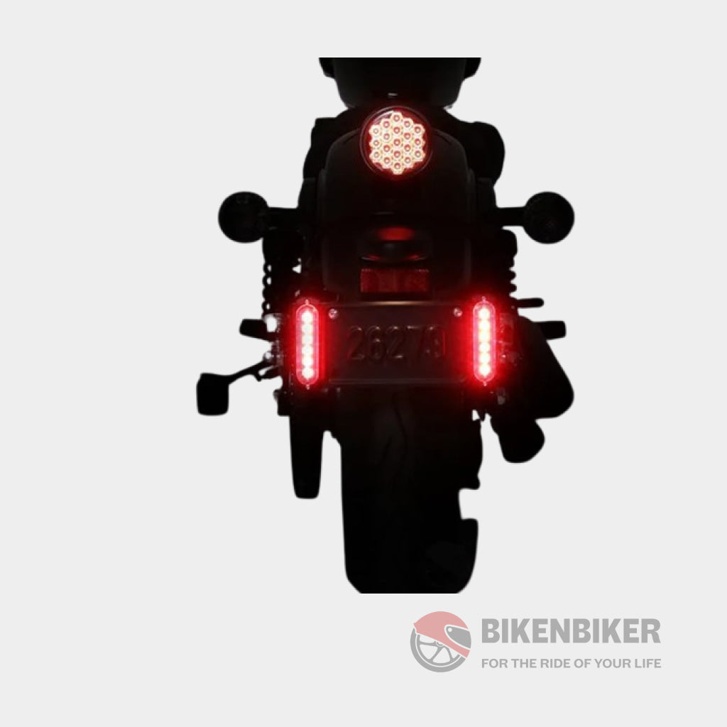 Denali B6 Flush Mount LED Aux Brake Light Kit Bikenbiker