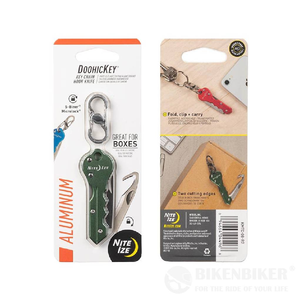 Doohickey® Key Chain Hook Knife-Nite Ize Olive Tools