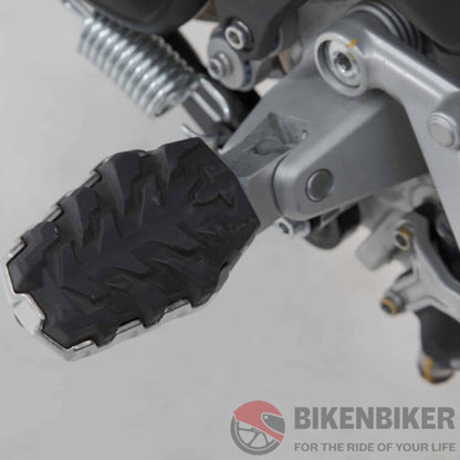 Ducati Desert X/Multistrada V4 Evo Footrest Kit - Sw Motech Footpegs