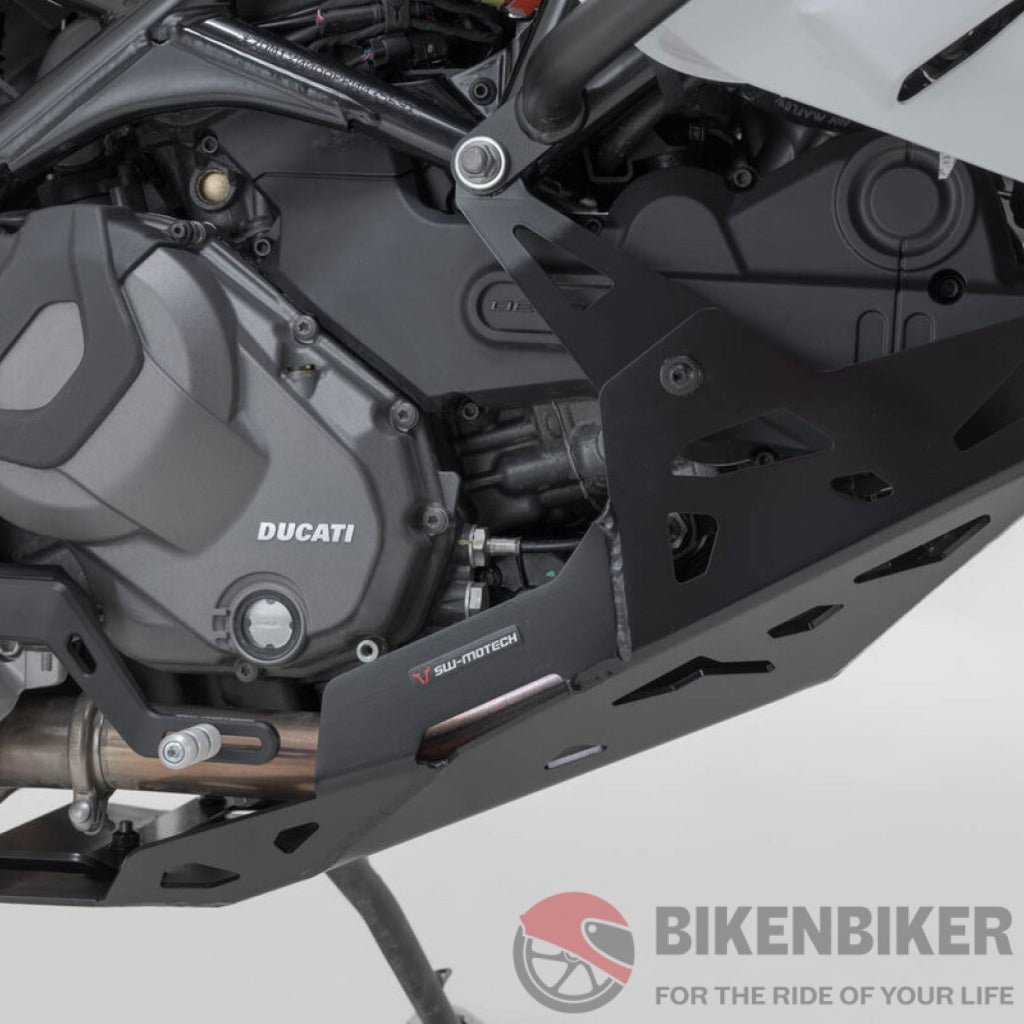 Ducati Desert X Sump Guard - Sw Motech Engine