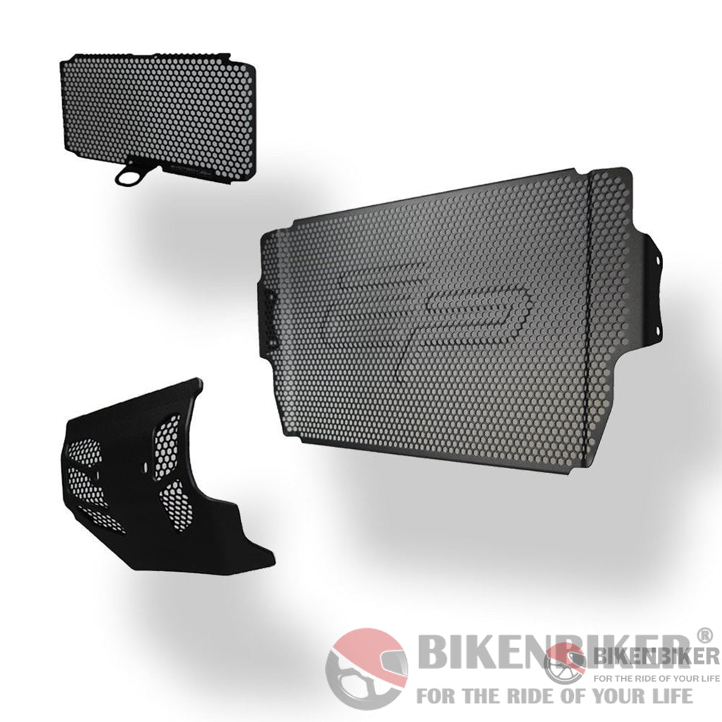 Ducati Multistrada 1200 Enduro Radiator Oil Cooler & Engine Guard Set (2016 + ) - Evotech