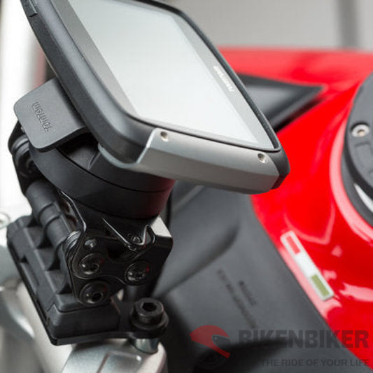 Ducati Multistrada/Enduro Ergonomics - Shock Absorbent Quick-Lock Gps Mount Sw-Motech