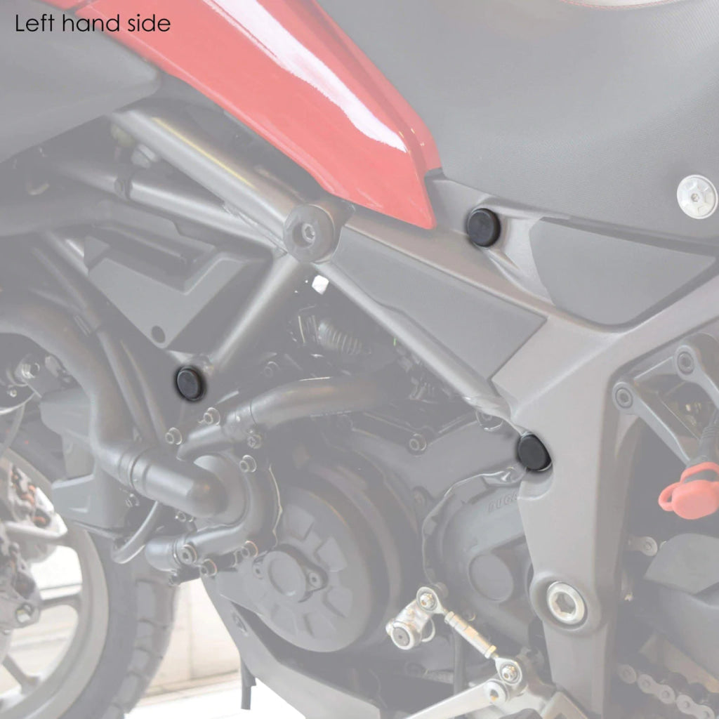 Ducati Scrambler/Desert Sled - Frame Caps Pyramid Plastics Protection