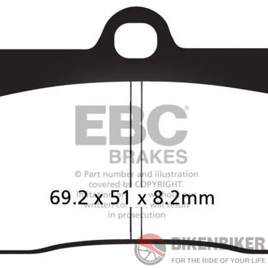 Fa095V Semi-Sintered Brake Pads - Ebc (Front)