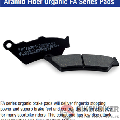 Fa298 Fully Sintered Brake Pads - Ebc Brakes