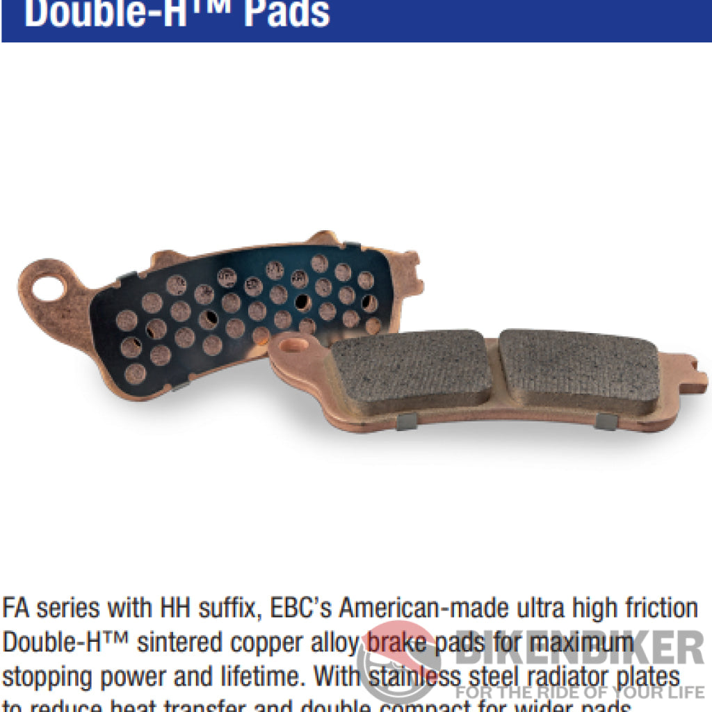 Fa335Hh Fully Sintered Brake Pads - Ebc Brakes