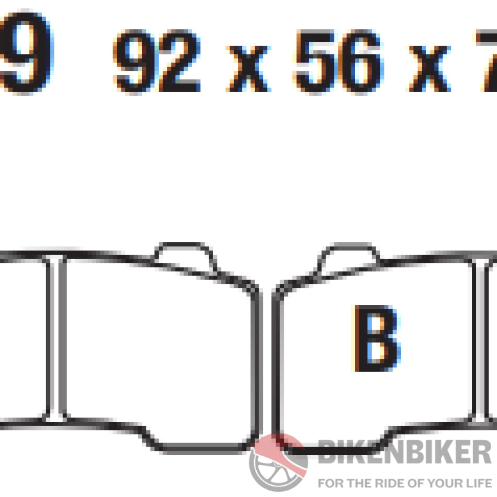 Fa409Hh Fully Sintered Brake Pads - Ebc Brakes