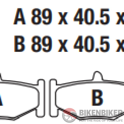 Fa419Hh Fully Sintered Brake Pads - Ebc Brakes