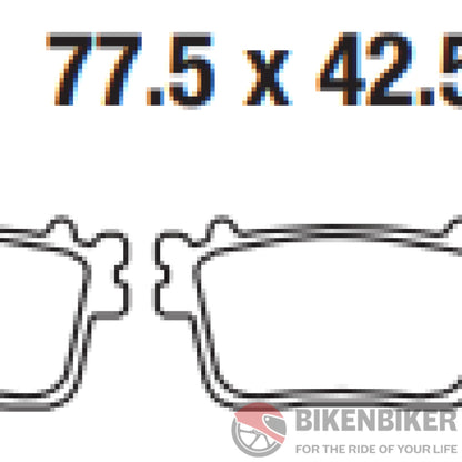 Fa436Hh Fully Sintered Brake Pads - Ebc Brakes