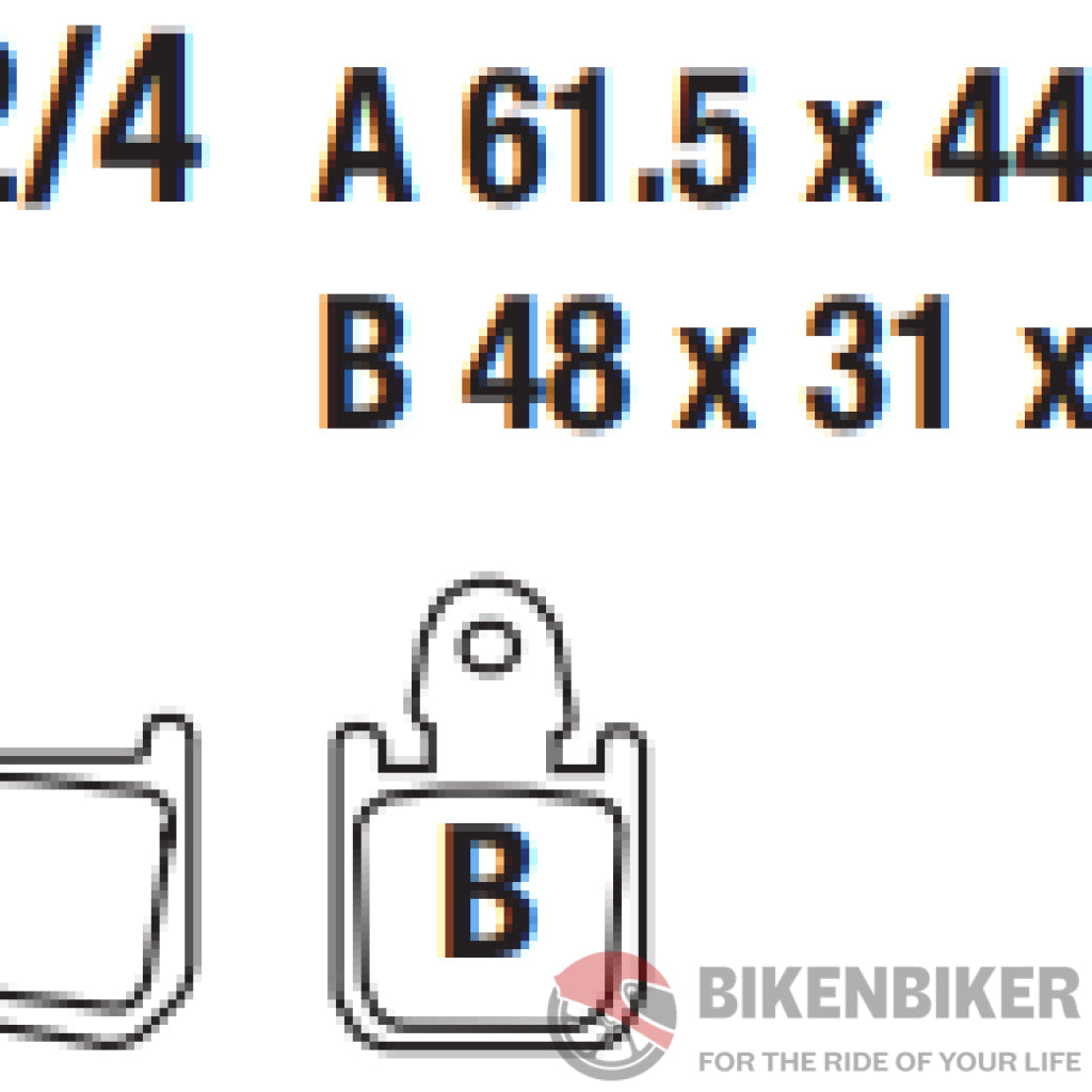 Fa442/4Hh Fully Sintered Brake Pads - Ebc Brakes